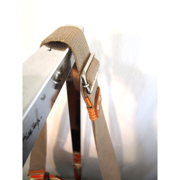 Orla Kiely Orange Stem Print Coated Canvas Midi Sling Crossbody Purse - Picture 6 of 11